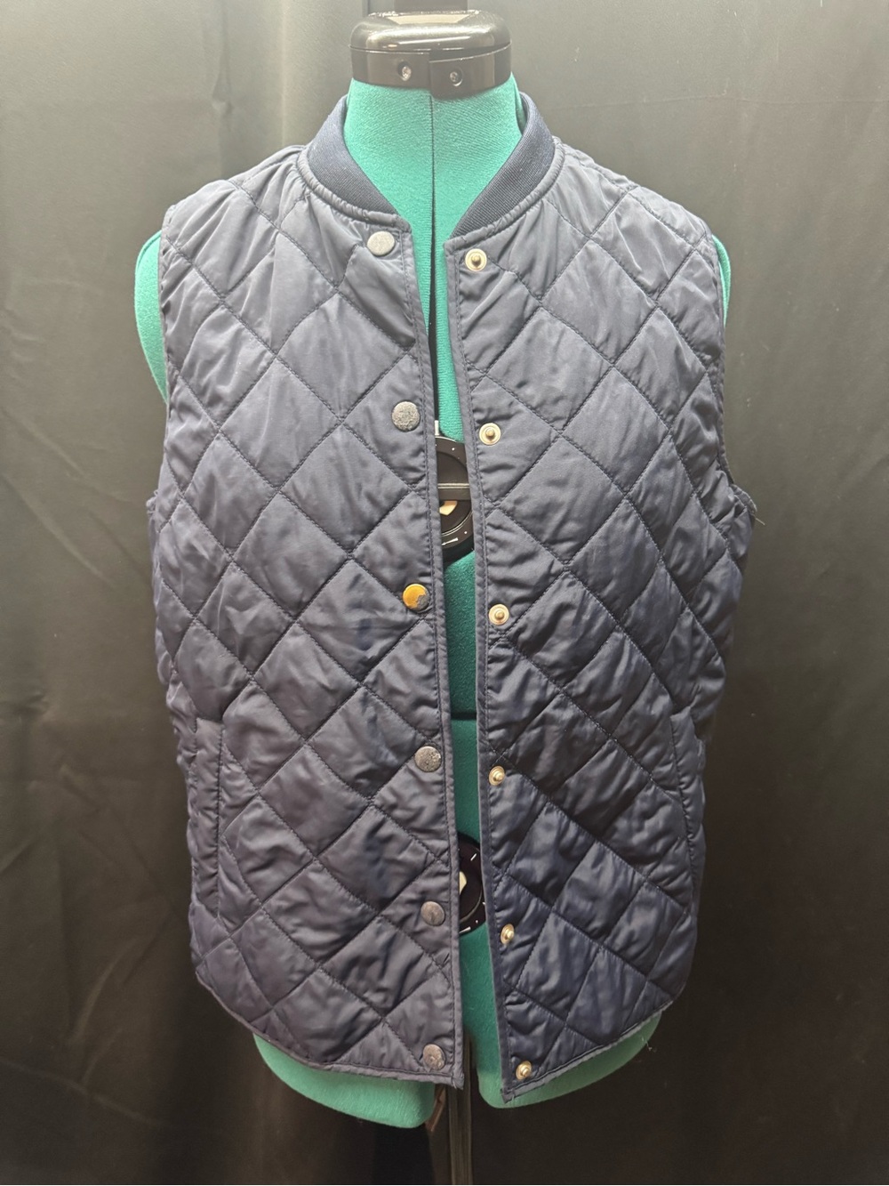 Quilted Navy  Vest - Classic Lightweight Layer